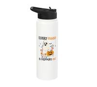 Cleverly Disguised As A Responsible Adult Ghost Halloween Stainless Steel Insulated Water Bottle