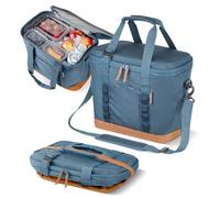 CleverMade Pacifica Collapsible Cooler Bag, Medium Travel Cooler, Ocean
