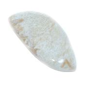 CLEVIO Cabochon - Scolecite Cabochon 1 + 1 Natural Healing Chakra Crystal Stone-B07TZ3DGMRNAMZ