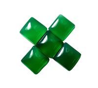CLEVIO Natural Green Onyx At Wholesale Lot (Rs 30/Carat) Fine Quality Square Shape हकीक Loose Gemstone For Reselling Astrologers Jewellers Crystal Healing Astrological Singh Leo Rashi-B0C7R6ZJMRNAMZ