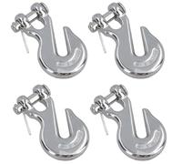 Clevis End Grab Hook Stainless Steel for 6mm (1/4in) Chain Lifting 750kg 4pc