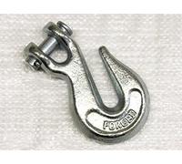 Clevis Grab Hook 6MM (Alloy Steel Zinc Plated 1/4" Shortener Chain Pull Pin Recovery Towing Trailer)