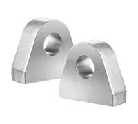 Clevis Mount - Heavy Duty Weld On Steel Mounting Bracket, Offroad Tractor Hydraulic Attachment Connector | with 1 Inch Thick Shackle Base for Truck Bumper Trailer Hitch Bucket Secure Towing Equipment