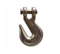 Clevis Sling Hook 1/4 5/16 3/8 7/16 1/2 5/8 3/4 Heavy Duty Rigging Crane Grab Hook Industrial Crane Hoist Rigging Hook(5/16 (for 8mm chain use))