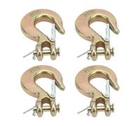 Clevis Slip Hook Clevis Grab Hook heávy Duty Grab Hook Claw Slip Hook 4 Pcs Clevis Slip Hook 1/4in 2750lbs Capacity heávy Duty forged Steel Grab Hook for Lifting