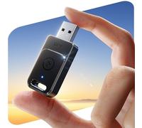 Cleviton for Apple Carplay Wireless Adapter, 3X Fast Auto-Connect, No Latency, Plug&Play, Wireless Carplay Adapter, 2025 Mini Car Play Dongle for iPhone 5~17, Fit for 927+ Cars,USB A/C,Matte Black