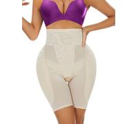 Clevvets Hip Pads for Women Hip Enhancer Booty Pad Womens Shapewear Tummy Control Panties for Under Dresses, 1#beige (High Waits), S