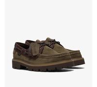 Cleyhill Boat Suede Boat Shoes olive