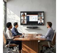Cleyver BAR BYOD Small Room Video Conferencing Kit Complete video conferencing solution for small meeting rooms, combining a Cleyver 4K AI video bar,