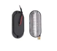 CLFJWZ Car Turn Signal Light Waterproof Side Marke Replacement Lamp For Skoda For 1U 1996-2010 OEM: 4M5A13K309AA(Crystal white)