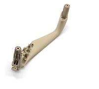 CLFJWZ Inner Door Handle Cover Car Front Rear Left Right Door Handles Inner Handle Cover Trim for 5 Series for M5 G30 G31 F90 2017-2021 51417438521(Rear Left Beige)