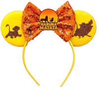 CLGIFT Animal Kingdom Ears - Simba, Minnie, Rainbow Sparkle, Cheetah Sequin Designs (Lion King Collection)