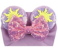 CLGIFT Minnie Ears Headband for Baby/Toddler, Minnie Baby Ears, Toddler Headband (Rapunzel)