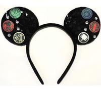 CLGIFT Super Hero Mickey and Minnie Ears, Avengers-Themed Ears for Adults and Women (Avengers Assembled Ear)