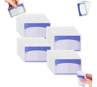 clhjinruoliu Card Sleeves, Social Security Card Protector Sleeves, Suitable for Various Cards Types, Clear PVC Water-Resistant Plastic Sleeve, Provide a Premium Look with Full Cards Visibility,40 pcs