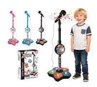 Clhjinruoliu The All-in-One Microphone Toy, Echo Effects, for Singing, Confidence-Building, 2026 New Karaoke Machine Toy with Light, Kids Microphone with Stand, Christmas Birthday Gifts for Little Sin