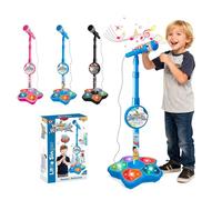 Clhjinruoliu The All-in-One Microphone Toy, Echo Effects, for Singing, Confidence-Building, 2026 New Karaoke Machine Toy with Light, Kids Microphone with Stand, Christmas Birthday Gifts for Little Sin