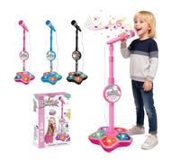 Clhjinruoliu The All-in-One Microphone Toy, Echo Effects, for Singing, Confidence-Building, 2026 New Karaoke Machine Toy with Light, Kids Microphone with Stand, Christmas Birthday Gifts for Little Sin