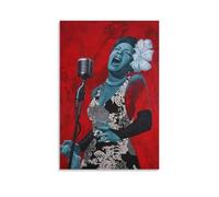 CLHWWPY Billie Holiday Great Singer Retro Music Album Cover Canvas Poster Wall Art Decorative Painting Bedroom Painting Posters 16x24inch(40x60cm) Unframe-style