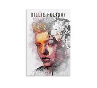 CLHWWPY Billie Holiday Great Singer Retro Music Album Cover Canvas Poster Wall Art Decorative Painting Bedroom Painting Posters 12x18inch(30x45cm) Unframe-style
