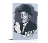 CLHWWPY Bing Crosby Great Singer Retro Music Album Cover Canvas Poster Wall Art Decorative Painting Bedroom Painting Posters 16x24inch(40x60cm) Frame-style