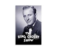 CLHWWPY Bing Crosby Great Singer Retro Music Album Cover Canvas Poster Wall Art Decorative Painting Bedroom Painting Posters 12x18inch(30x45cm) Unframe-style