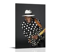 CLHWWPY Buddy Guy Great Singer Retro Music Album Cover Canvas Poster Wall Art Decorative Painting Bedroom Painting Posters 12x18inch(30x45cm) Frame-style