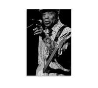 CLHWWPY Buddy Guy Great Singer Retro Music Album Cover Canvas Poster Wall Art Decorative Painting Bedroom Painting Posters 08x12inch(20x30cm) Unframe-style