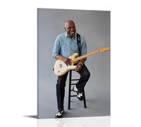 CLHWWPY Buddy Guy Great Singer Retro Music Album Cover Canvas Poster Wall Art Decorative Painting Bedroom Painting Posters 12x18inch(30x45cm) Frame-style