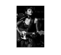 CLHWWPY Norah Jones Great Singer Retro Music Album Cover Canvas Poster Wall Art Decorative Painting Bedroom Painting Posters 08x12inch(20x30cm) Unframe-style