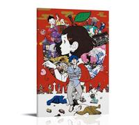 CLHWWPY The Night Is Short, Walk on Girl Hot-Blooded Anime And Dynamic Anime Canvas Poster Wall Art Decorative Painting Bedroom Painting Posters 08x12inch(20x30cm) Frame-style