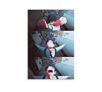 CLHWWPY Zom 100 Bucket List of The Dead Hot-Blooded Anime And Dynamic Anime Canvas Poster Wall Art Decorative Painting Bedroom Painting Posters 20x30inch(50x75cm) Unframe-style