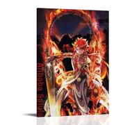 CLHWZPL Magi The Labyrinth of Magic Hot-Blooded Anime And Dynamic Anime Canvas Poster Wall Art Decorative Painting Bedroom Painting Posters 08x12inch(20x30cm) Frame-style