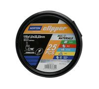 CLI Clipper Multi-Material Cutting Discs 115 x 22.23mm (Tub of 25)