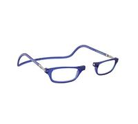 CliC Eyewear Reading Glasses | Flexible Magnetic Reading Glasses for Women & Men | Small (Blue, 3.0)