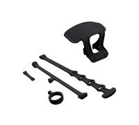 Clicgear 8.0+ Golf Trolley Wheel Trim Kit 8.0+, Black,