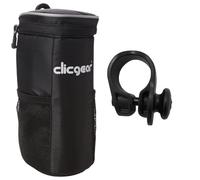Clicgear Golf Trolley Cooler Tube Insulated Drinks Bag,Black + CLICGEAR ACCESSORY TAB
