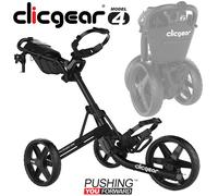 CLICGEAR MODEL 4.0 GOLF TROLLEY PUSH CART / 2025 MODEL / BLACK +FREE GIFT PACK