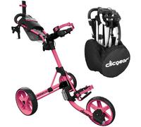 Clicgear Model 4.0 SET Soft Pink Manual Golf Trolley