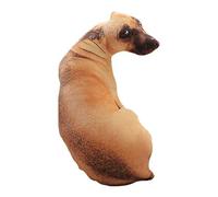 Clicitina 3D Decorative Doll Throw Print Cushion Cute Dog House Creative Pillow Gift Cushion Cover Long Cushion Cover (F, One Size)