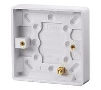 Click 1 Gang 16mm Deep Moulded Pattress Box