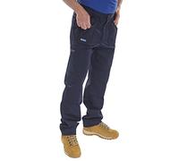 Beeswift Click Action Work Trousers Navy Blue 30