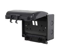 Click OA036AG Weatherproof IP66 2G 13A DP Switched Socket