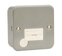 Click CL050 Metal Clad 13A Fused Connection Unit with Optional Flex Outlet