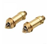 Click Clack Basin Waste Replacement Made Of Solid Brass With Integrated Spring Mechanism Standard Thread Bounce Valve Fits Most Bathroom Sinks 16mm Bottom Thread M8 Top Thread Push(2pcs)