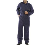 CLICK COTTON DRILL BOILERSUIT NAVY BLUE 48