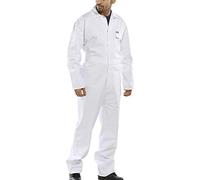 CLICK COTTON DRILL BOILERSUIT WHITE 42