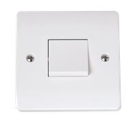Click Curva CCA021 White Moulded 10A 1 Gang 3 Pole Switch