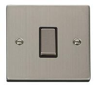 Click Deco 1G 2 Way 10AX Ingot Switch (VPSS411BK)