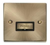 Click Scolmore Deco Ingot 13A Fused Spur Unit - VPAB750BK